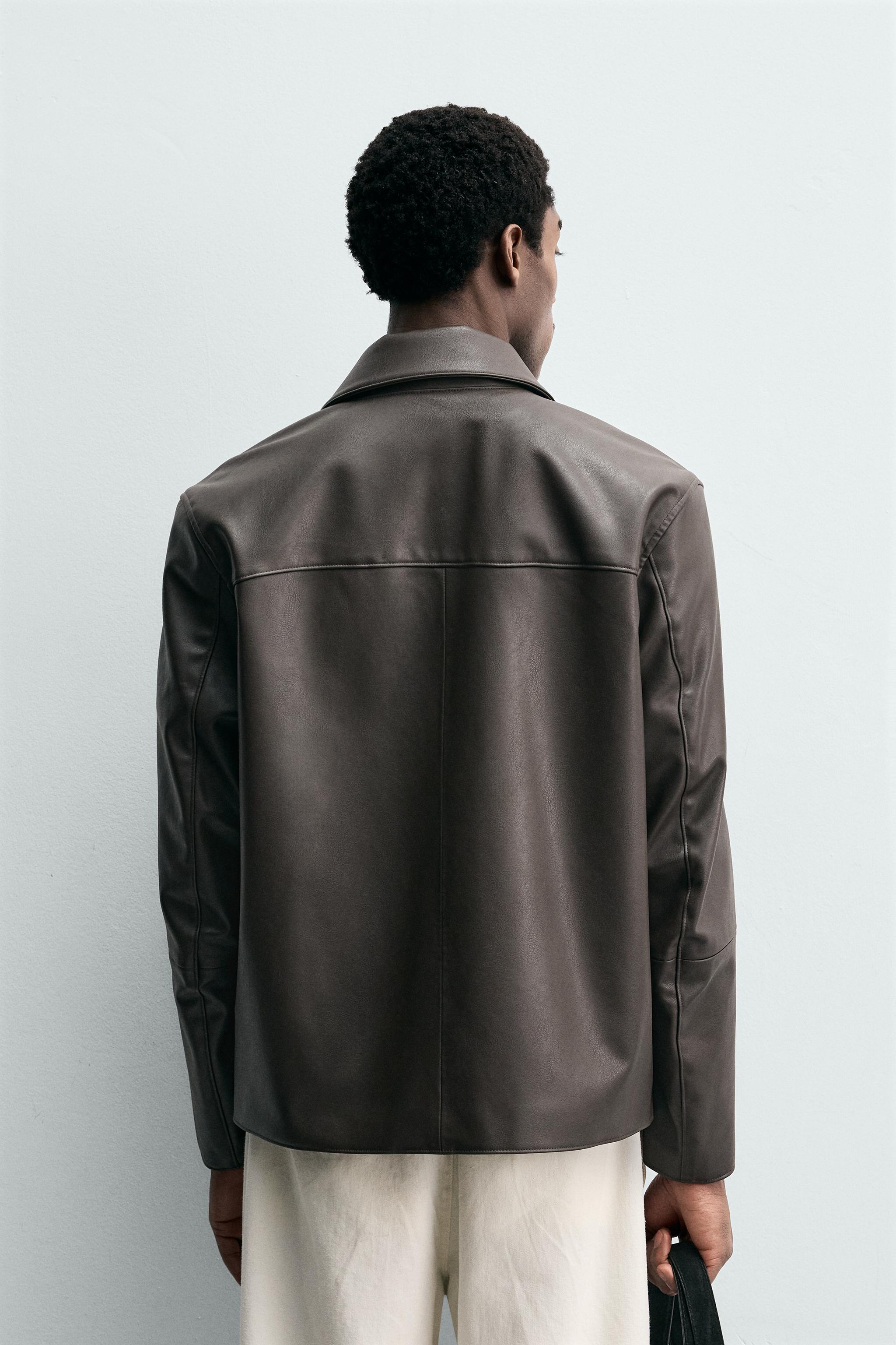SURCHEMISE REGULAR FIT MATIÈRE SYNTHÉTIQUE